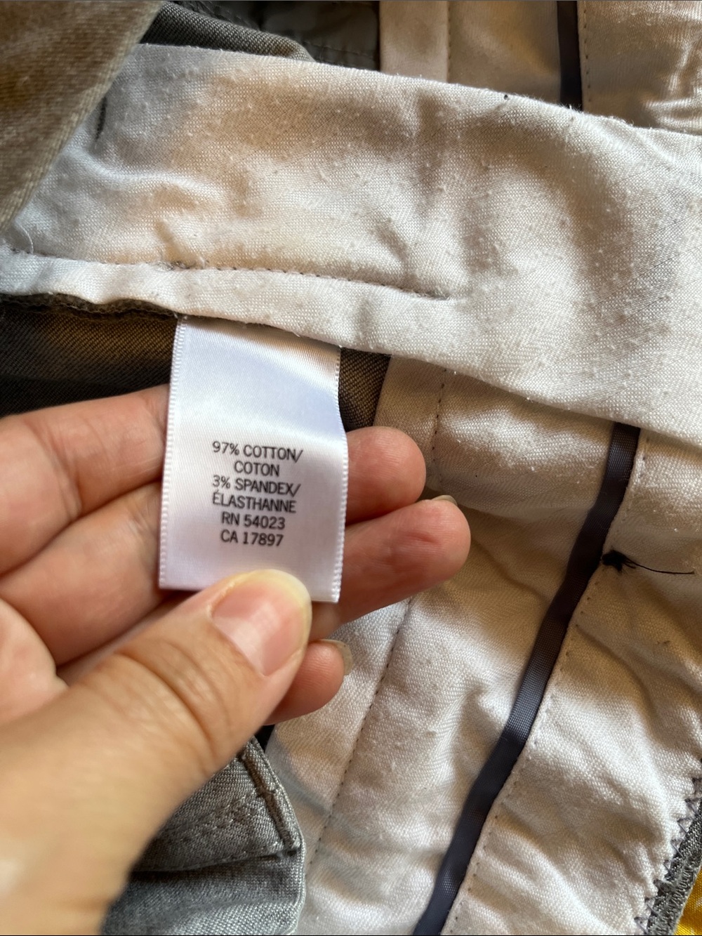 Banana Republic Gray Straight-Leg pants - Picture 7 of 7